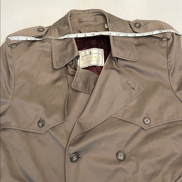VINTAGE TOWNE LONDON FOG TRENCH WITH ZIP OUT LINING MENS 40 - Picture 13 of 16